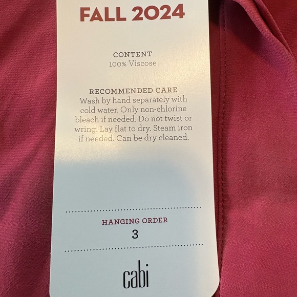 Cabi NWT Scorch Top Wine Red Sleeveless Heart of Cabi Line for Under Blazer M - Picture 9 of 10